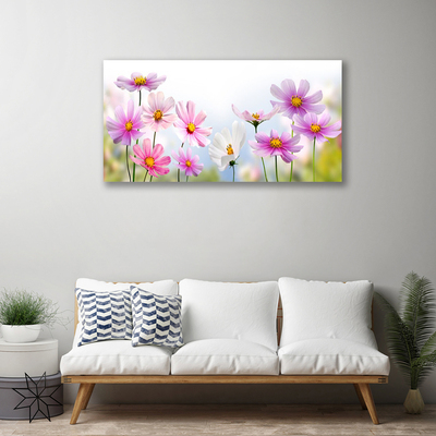 Canvas Wall art Flowers floral pink