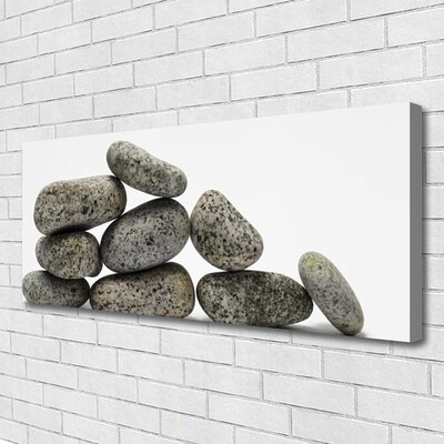 Canvas Wall art Stones art grey