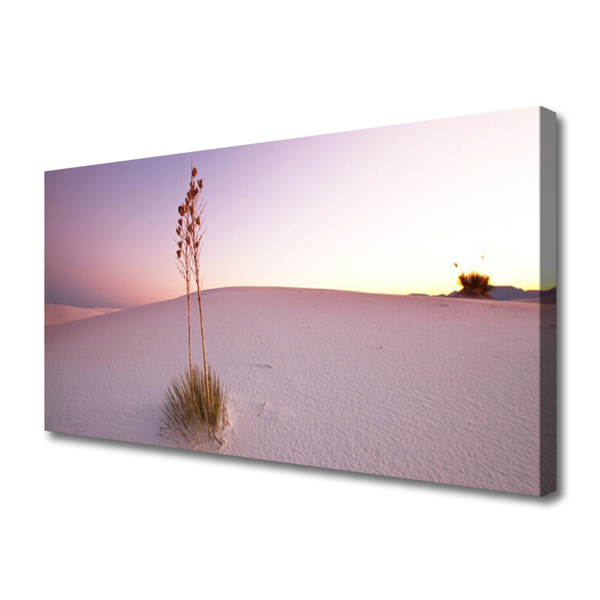 Canvas Wall art Desert landscape brown