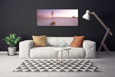 Canvas Wall art Desert landscape brown