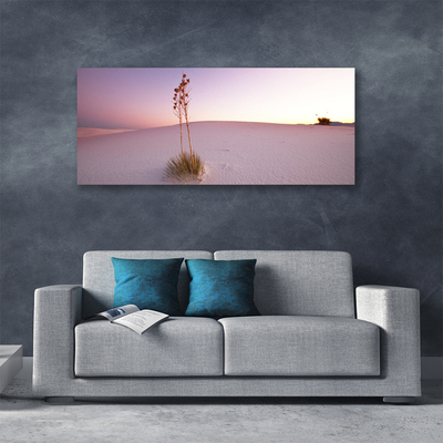 Canvas Wall art Desert landscape brown