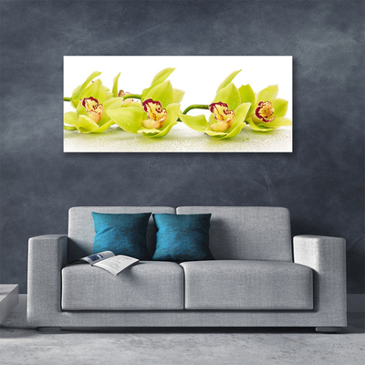 Canvas Wall art Flowers floral green