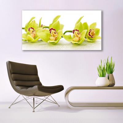 Canvas Wall art Flowers floral green