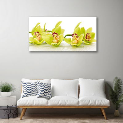 Canvas Wall art Flowers floral green