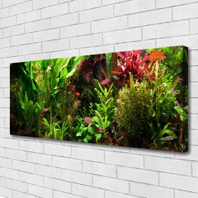 Canvas Wall art Plants nature green orange