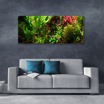 Canvas Wall art Plants nature green orange