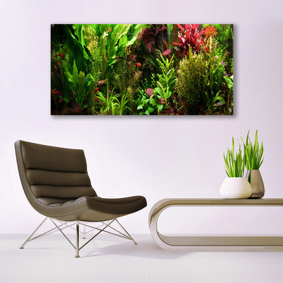 Canvas Wall art Plants nature green orange