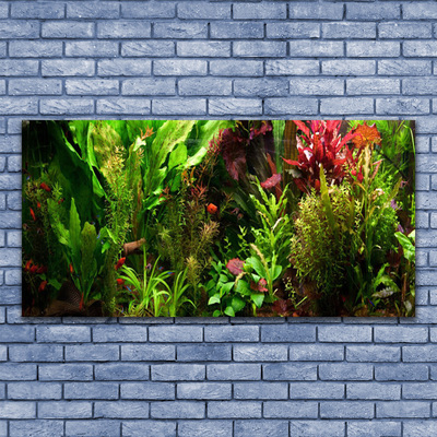 Canvas Wall art Plants nature green orange