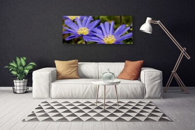 Canvas Wall art Flowers floral purple