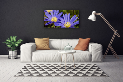 Canvas Wall art Flowers floral purple