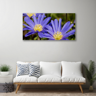 Canvas Wall art Flowers floral purple