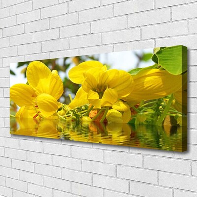 Canvas Wall art Flowers floral yellow