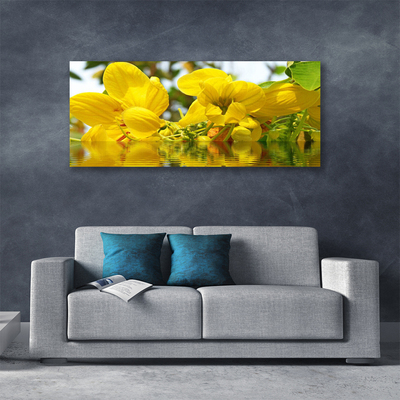 Canvas Wall art Flowers floral yellow