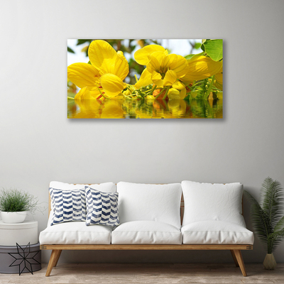 Canvas Wall art Flowers floral yellow