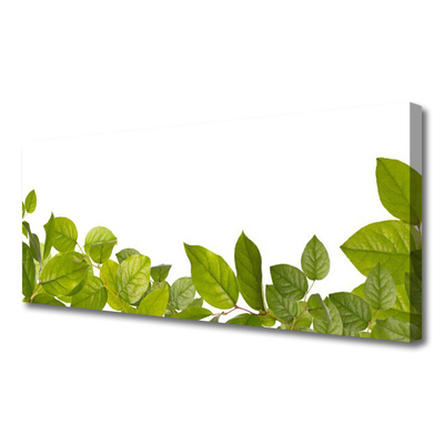 Canvas Wall art Leaves floral green