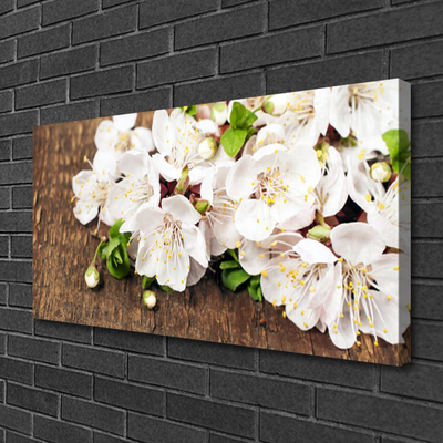 Canvas Wall art Flowers floral white