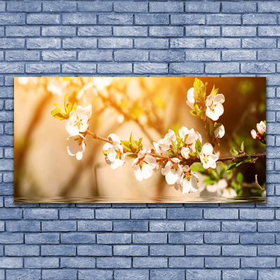 Canvas Wall art Flowers floral white