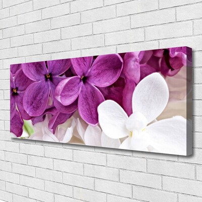 Canvas Wall art Flowers floral pink white