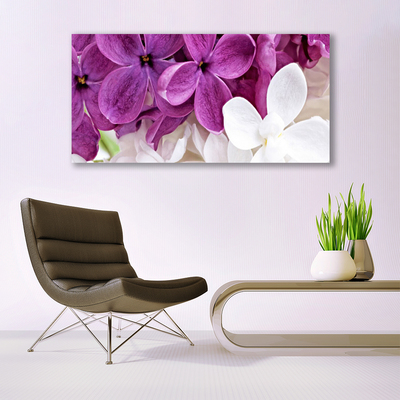 Canvas Wall art Flowers floral pink white