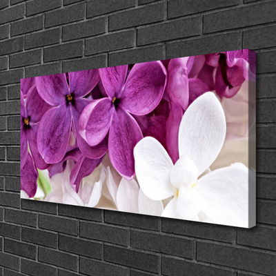 Canvas Wall art Flowers floral pink white