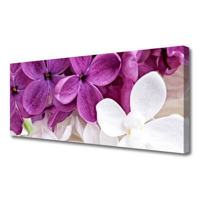 Canvas Wall art Flowers floral pink white