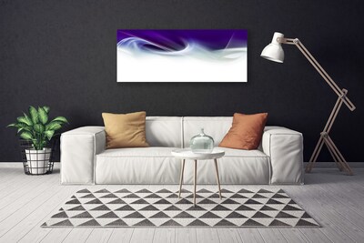 Canvas Wall art Abstract art white grey purple