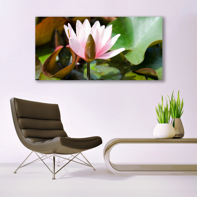 Canvas Wall art Flower floral pink