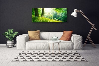 Canvas Wall art Meadow nature green