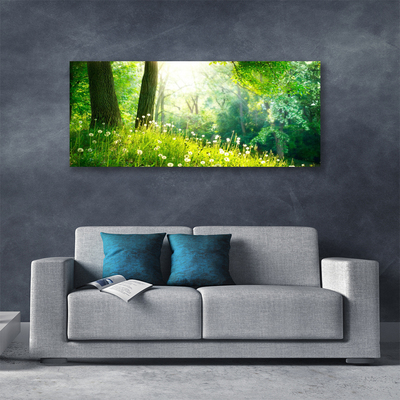 Canvas Wall art Meadow nature green