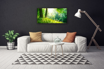 Canvas Wall art Meadow nature green