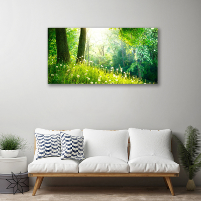 Canvas Wall art Meadow nature green