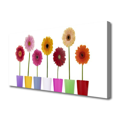 Canvas Wall art Flowers floral multi