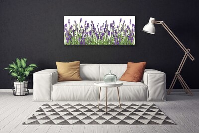 Canvas Wall art Flowers floral purple