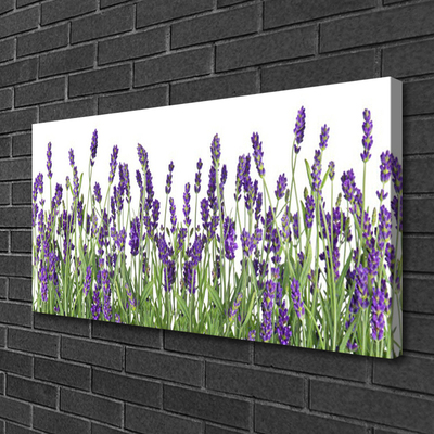 Canvas Wall art Flowers floral purple