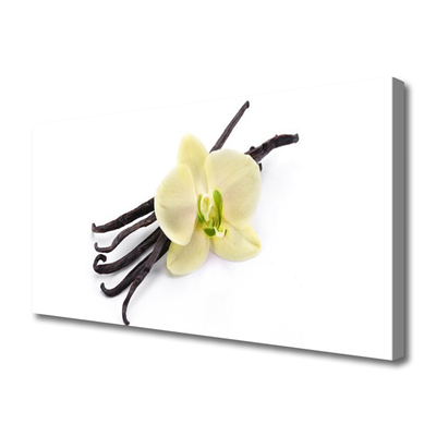 Canvas Wall art Flower floral green