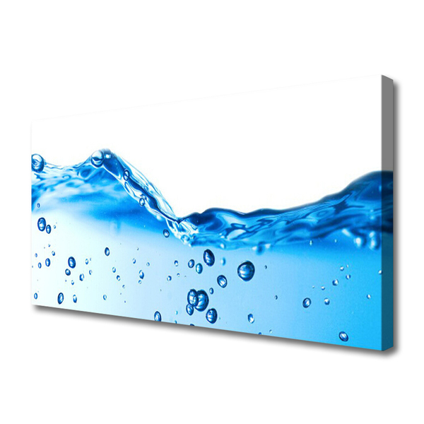 Canvas Wall art Water art blue