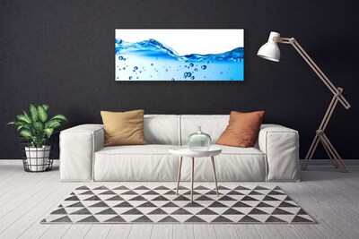 Canvas Wall art Water art blue