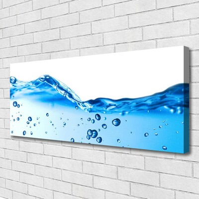 Canvas Wall art Water art blue