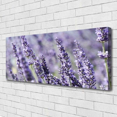 Canvas Wall art Flowers floral purple