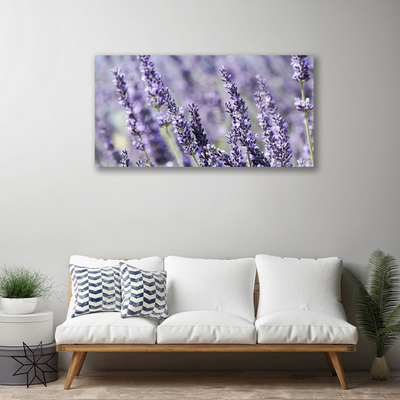 Canvas Wall art Flowers floral purple