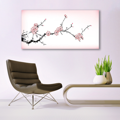 Canvas Wall art Flowers floral pink