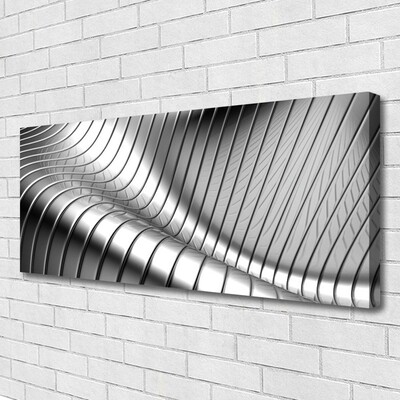 Canvas Wall art Abstract art silver