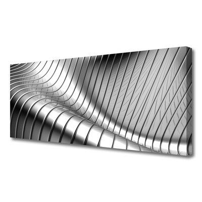 Canvas Wall art Abstract art silver