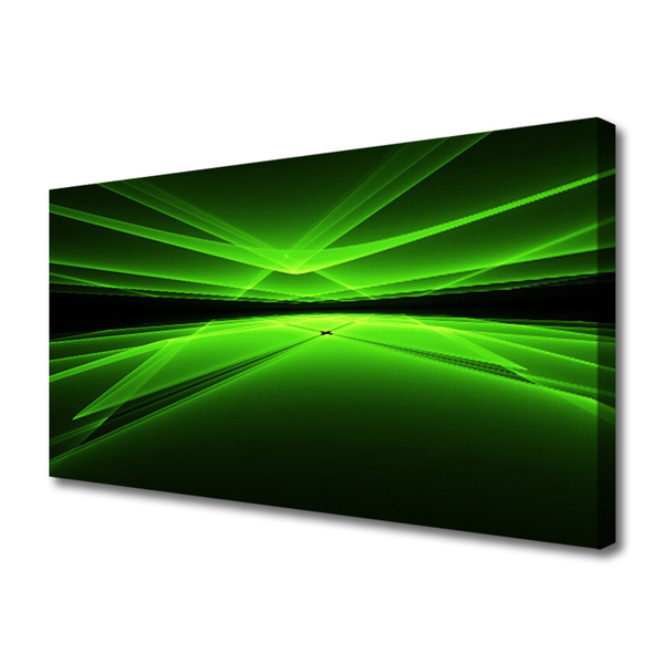 Canvas Wall art Abstract art green black