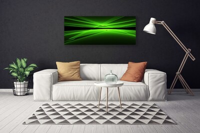 Canvas Wall art Abstract art green black