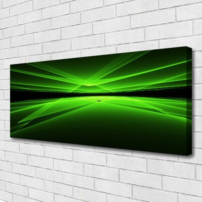 Canvas Wall art Abstract art green black