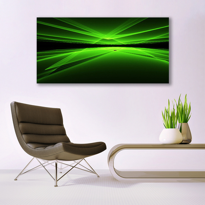 Canvas Wall art Abstract art green black