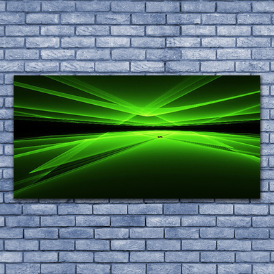 Canvas Wall art Abstract art green black