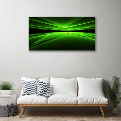 Canvas Wall art Abstract art green black