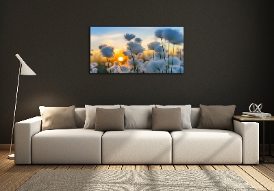 Canvas Wall art Flowers floral white